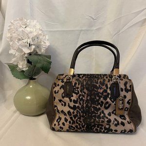 Leopard Print Coach Doctor's Bag